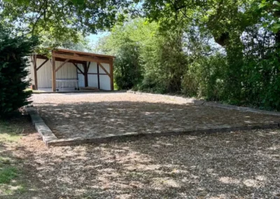 Terrain de pétanque du gîte le champ de père à Cluis (36340)